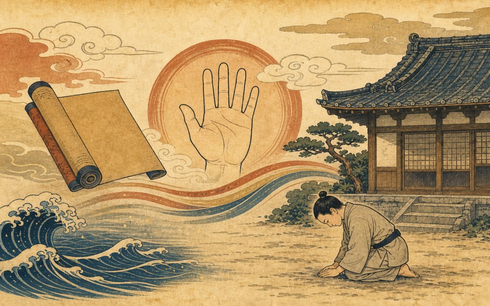 Sun, moon, mirror, and the spirit of karate